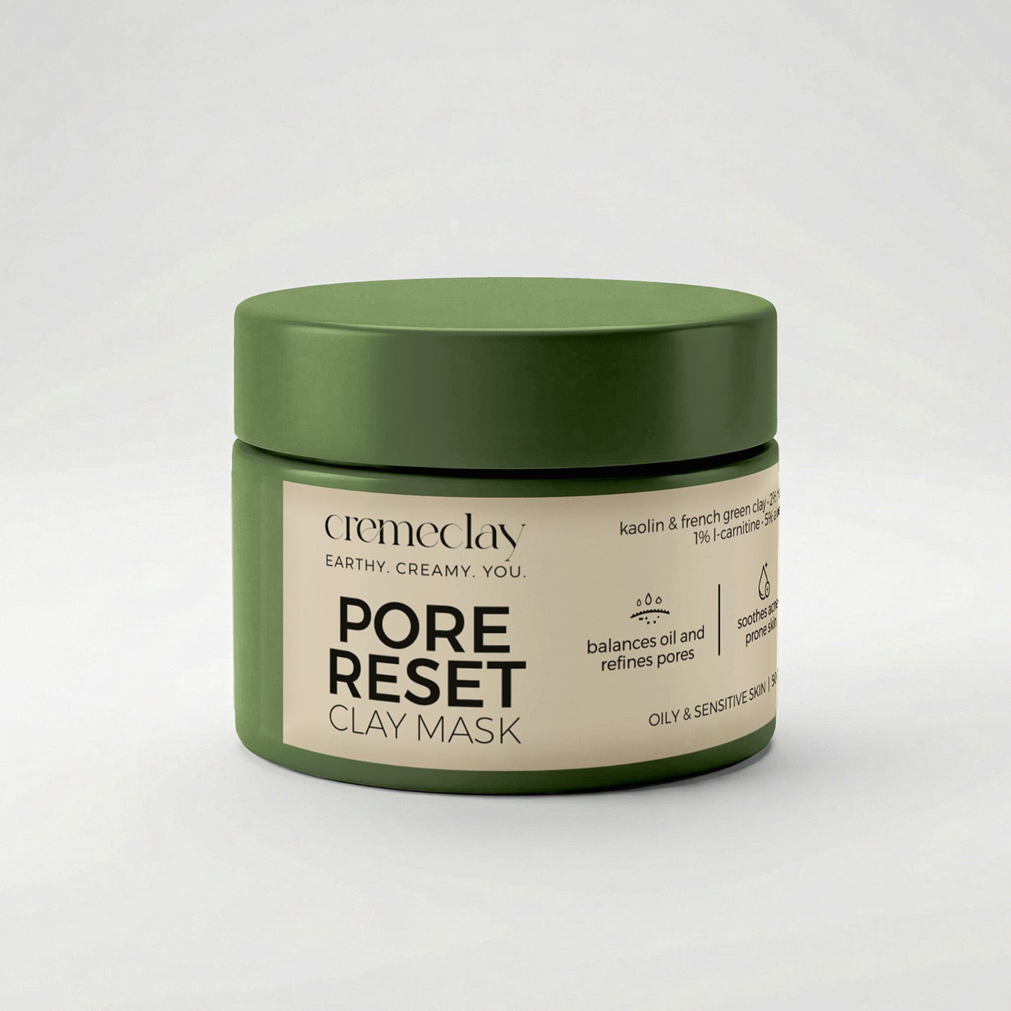 Pore Reset Clay Mask | For Oily & Sensitive Skin