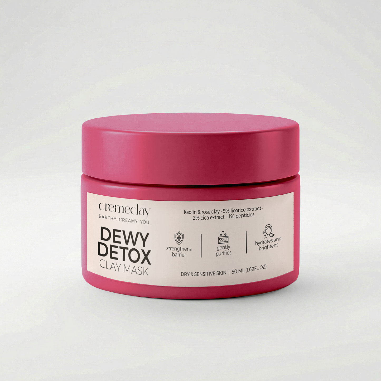Dewy Detox Clay Mask | For Dry & Sensitive Skin