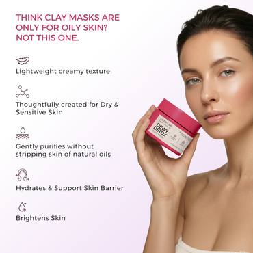 Dewy Detox Clay Mask | For Dry & Sensitive Skin