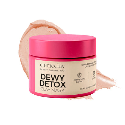 Dewy Detox Clay Mask | For Dry & Sensitive Skin