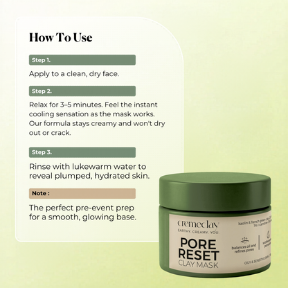 Pore Reset Non-Drying Clay Mask
